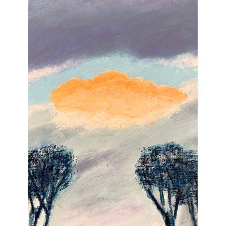 Original Abstract Landscape Painting by Michael Pfleghaar