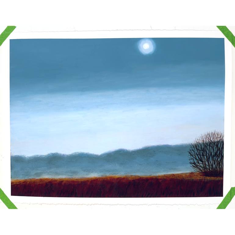 Original Abstract Landscape Painting by Michael Pfleghaar