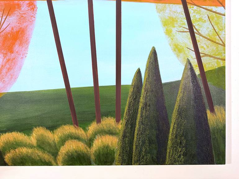 Original Abstract Landscape Painting by Michael Pfleghaar