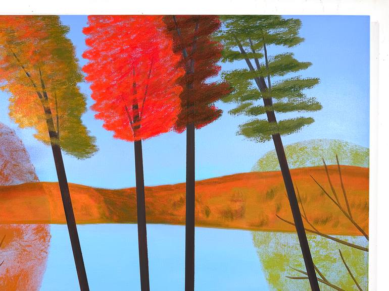 Original Abstract Landscape Painting by Michael Pfleghaar