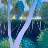 Violet Tree by Michael Pfleghaar