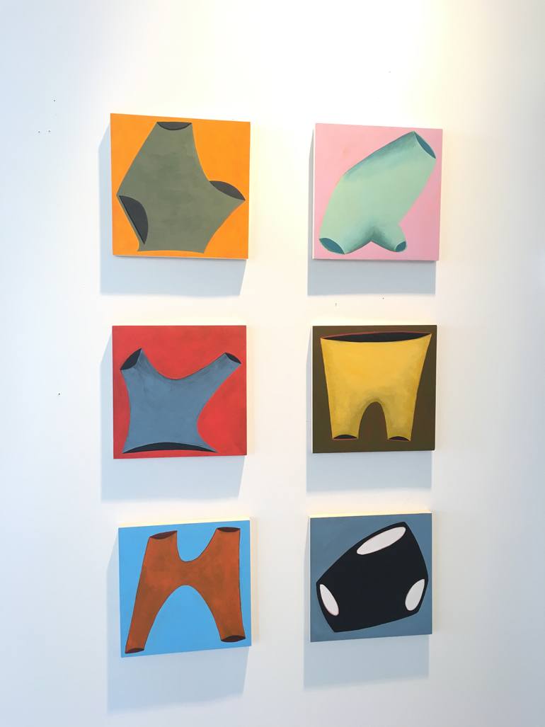 Original Figurative Abstract Painting by Michael Pfleghaar