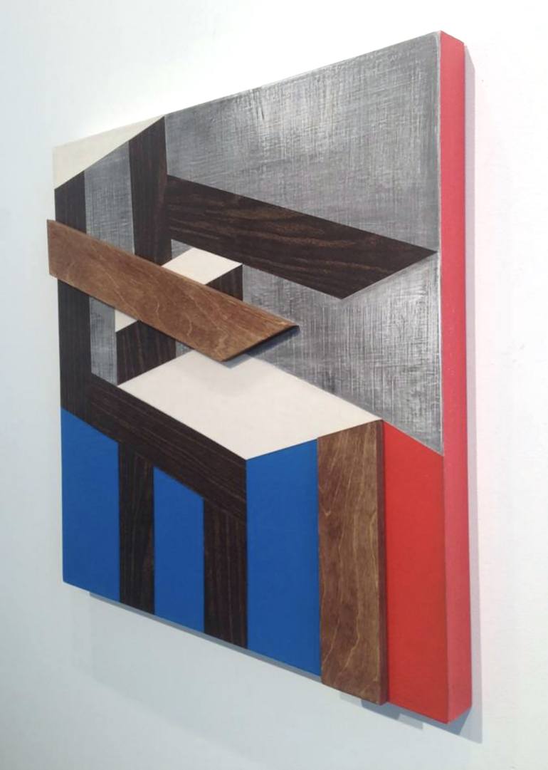 Original Cubism Abstract Painting by Michael Pfleghaar