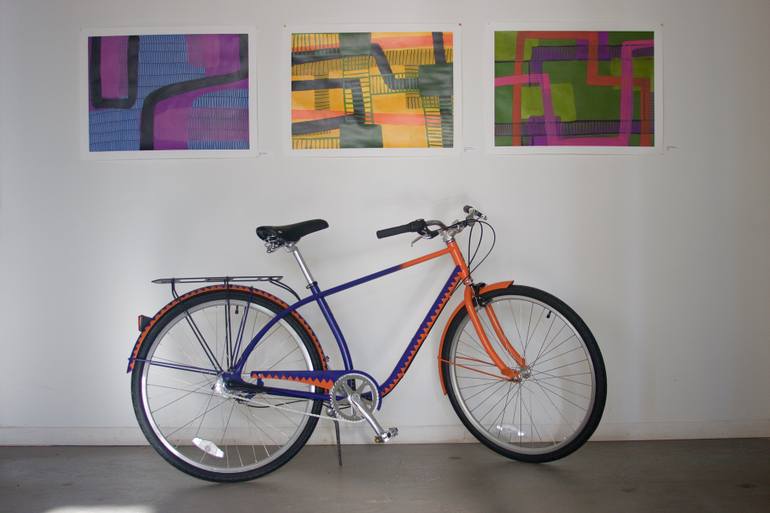 Original Modernism Abstract Painting by Michael Pfleghaar
