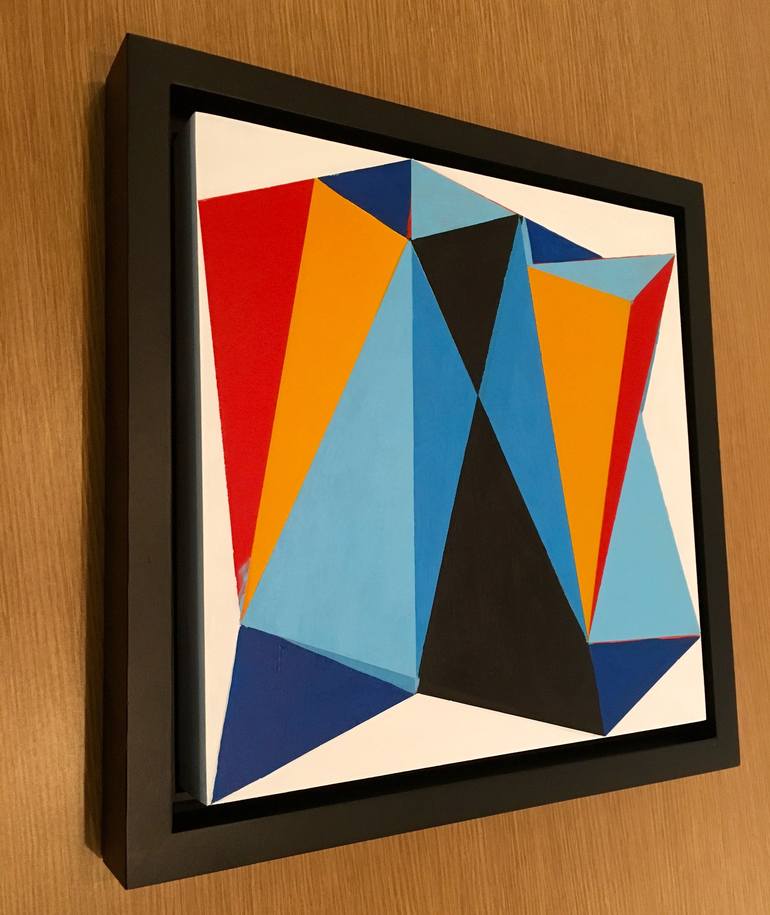 Original Cubism Abstract Painting by Michael Pfleghaar