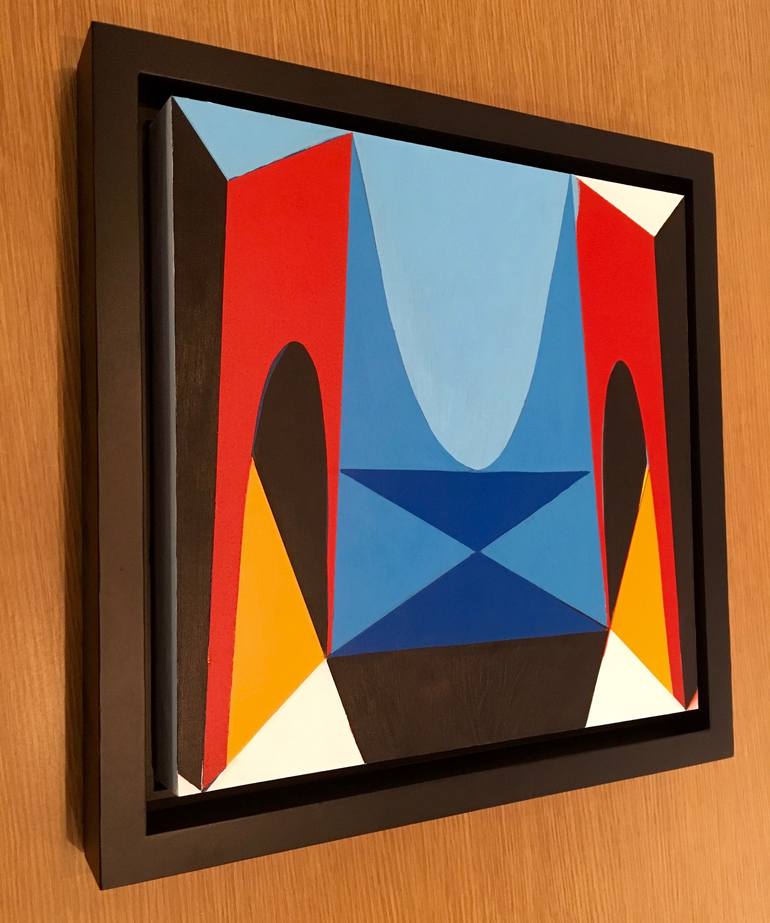 Original Cubism Abstract Painting by Michael Pfleghaar