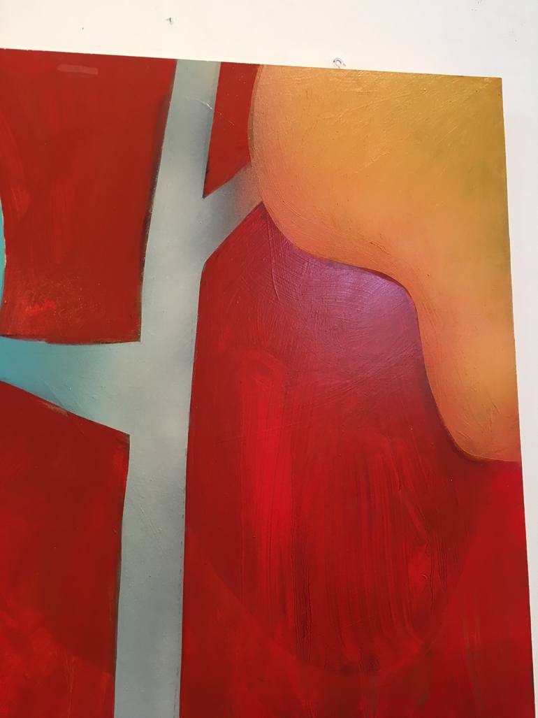 Original Modernism Abstract Painting by Michael Pfleghaar