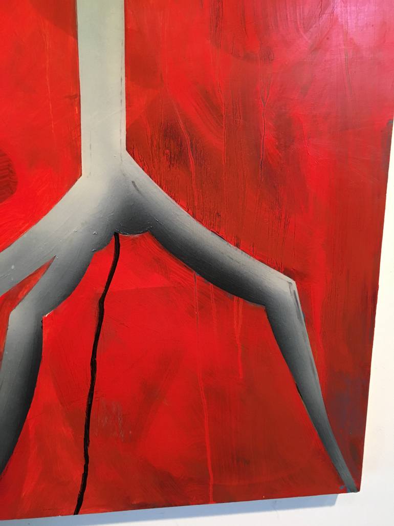 Original Modernism Abstract Painting by Michael Pfleghaar