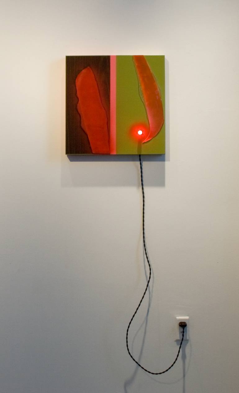 Original Conceptual Abstract Painting by Michael Pfleghaar