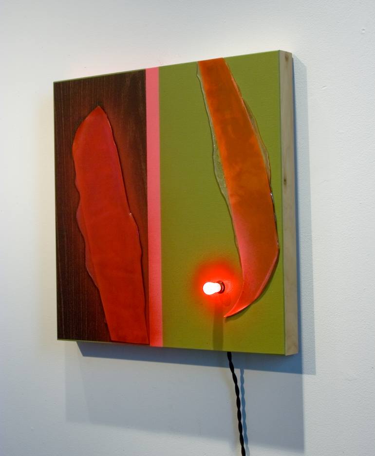 Original Conceptual Abstract Painting by Michael Pfleghaar