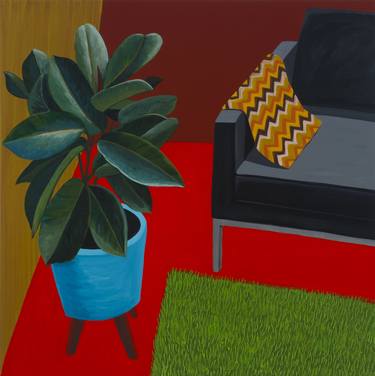 Modern Interior with Rubber Plant thumb
