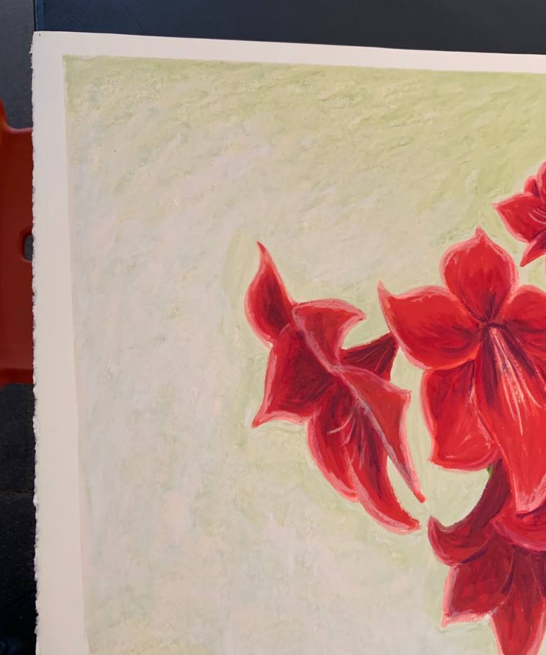 Original Abstract Floral Drawing by Michael Pfleghaar
