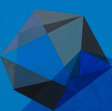 Original Cubism Abstract Paintings by Michael Pfleghaar