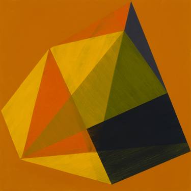 Original Cubism Abstract Paintings by Michael Pfleghaar