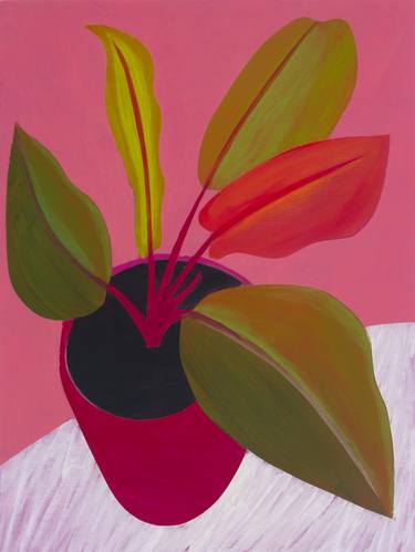 Print of Abstract Botanic Paintings by Michael Pfleghaar