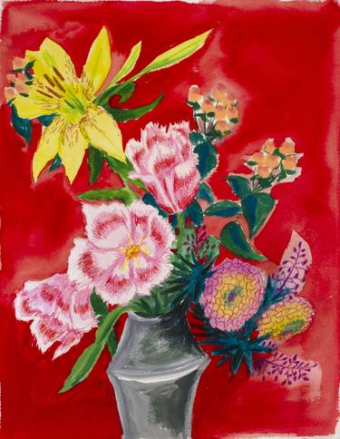 Original Floral Paintings by Michael Pfleghaar