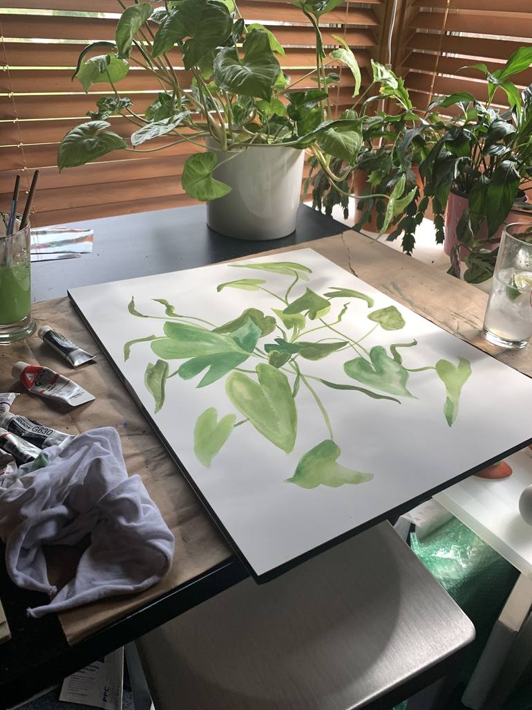 Original Botanic Painting by Michael Pfleghaar