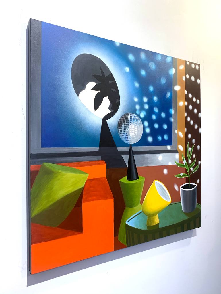 Mirrorball Painting by Michael Pfleghaar Saatchi Art