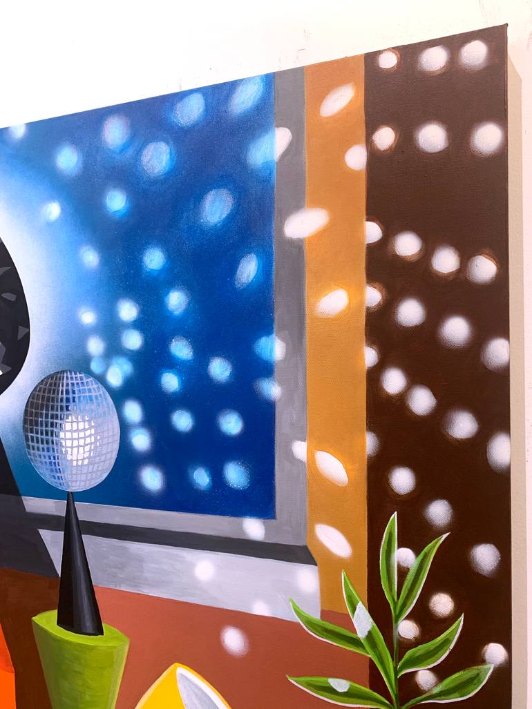 Mirrorball Painting by Michael Pfleghaar Saatchi Art