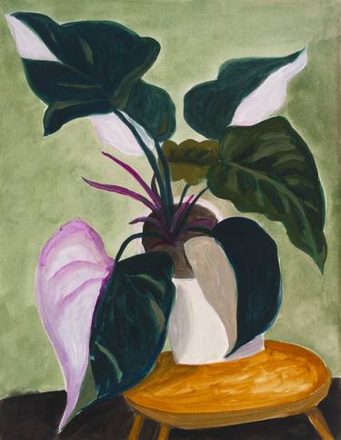 Print of Abstract Botanic Paintings by Michael Pfleghaar