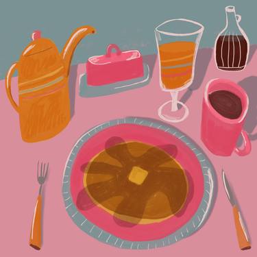 Print of Abstract Food & Drink Mixed Media by Michael Pfleghaar