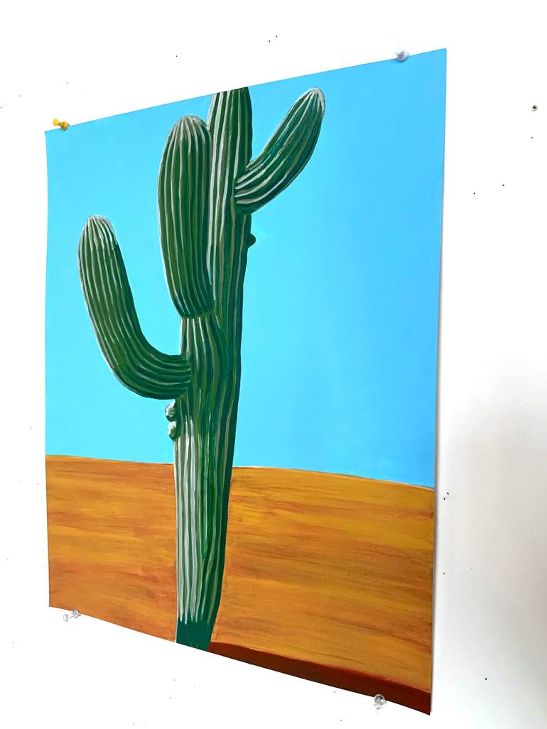 Original Abstract Botanic Painting by Michael Pfleghaar