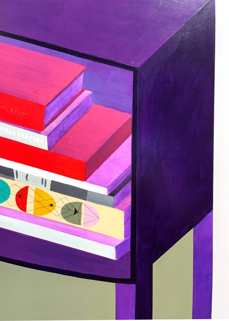 Original Abstract Still Life Painting by Michael Pfleghaar