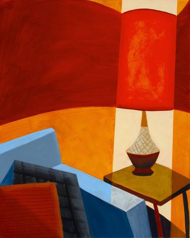 Print of Abstract Interiors Paintings by Michael Pfleghaar