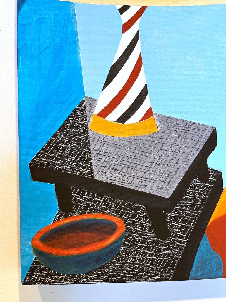 Original Abstract Interiors Painting by Michael Pfleghaar