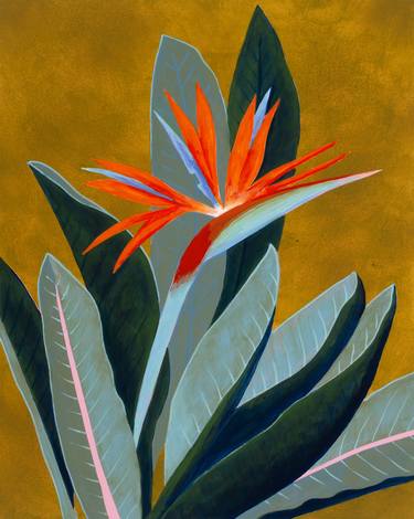Original Abstract Floral Paintings by Michael Pfleghaar