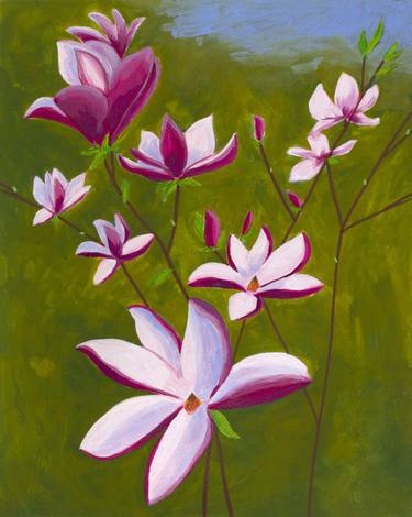 Original Floral Paintings by Michael Pfleghaar