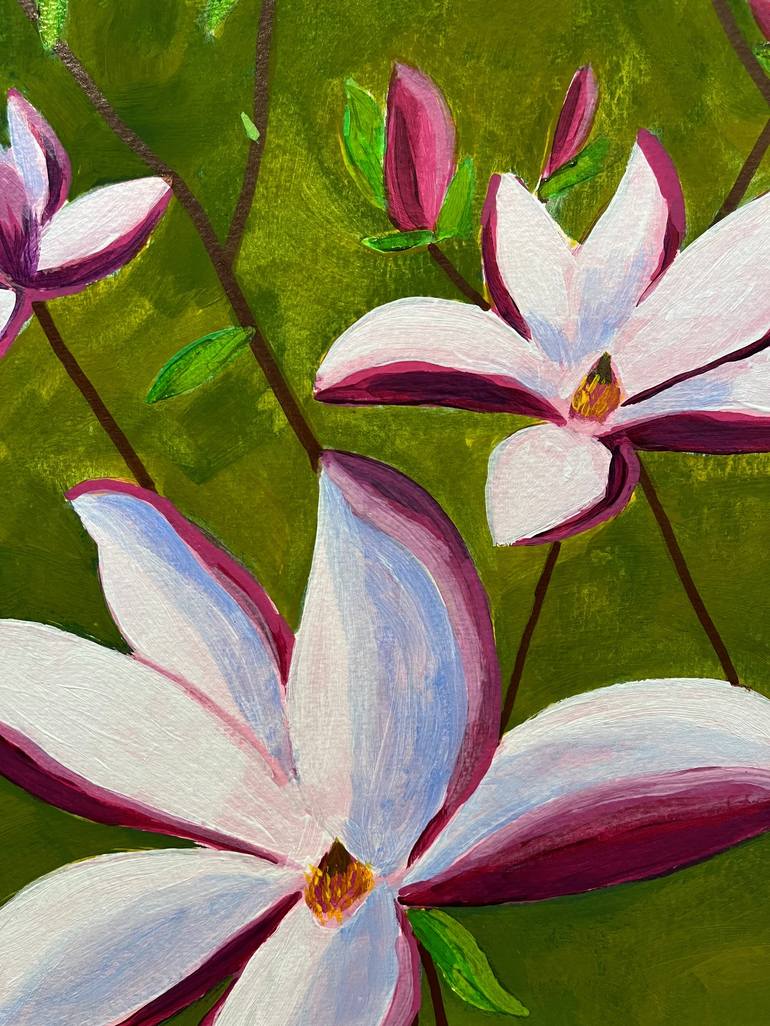 Original Floral Painting by Michael Pfleghaar