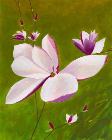 Original Floral Paintings by Michael Pfleghaar