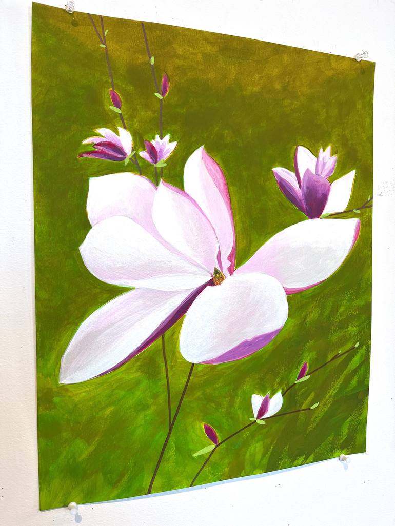 Original Floral Painting by Michael Pfleghaar