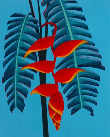 Heliconia on Blue thumb