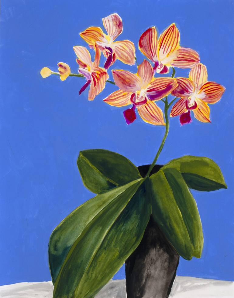 Print of Abstract Floral Paintings by Michael Pfleghaar