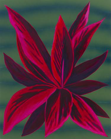 Original Abstract Botanic Paintings by Michael Pfleghaar