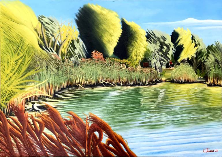 Original Impressionism Landscape Paintings by Lorenzo Turini
