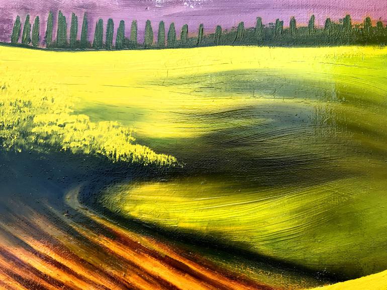 Original Romanticism Landscape Painting by Lorenzo Turini