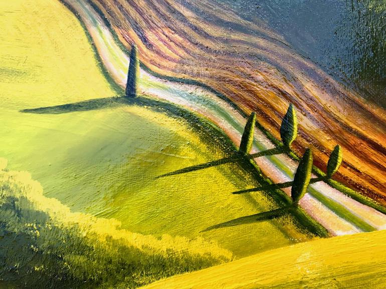 Original Romanticism Landscape Painting by Lorenzo Turini