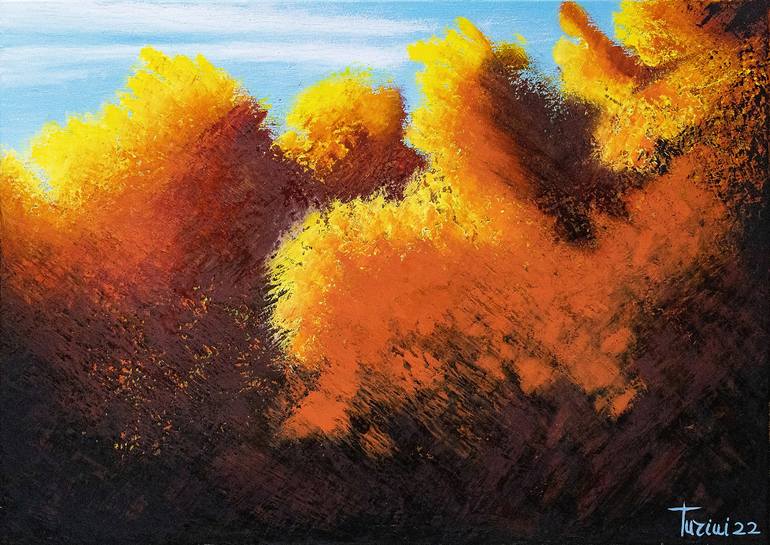 Original Expressionism Landscape Paintings by Lorenzo Turini