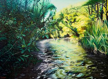 Original Figurative Water Painting by Lorenzo Turini