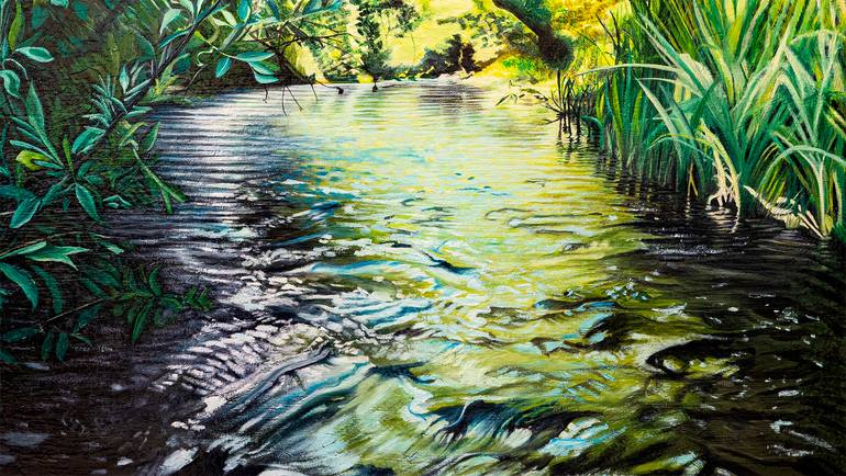 Original Figurative Water Painting by Lorenzo Turini