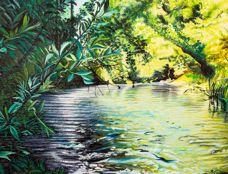 Original Figurative Water Painting by Lorenzo Turini