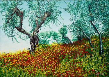 Original Figurative Landscape Painting by Lorenzo Turini