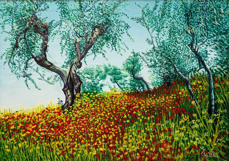 Original Figurative Landscape Paintings by Lorenzo Turini