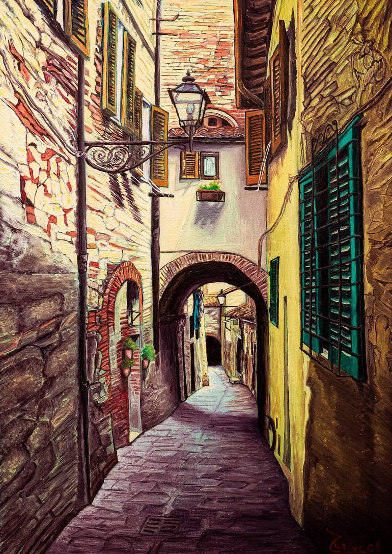 Original Realism Landscape Paintings by Lorenzo Turini