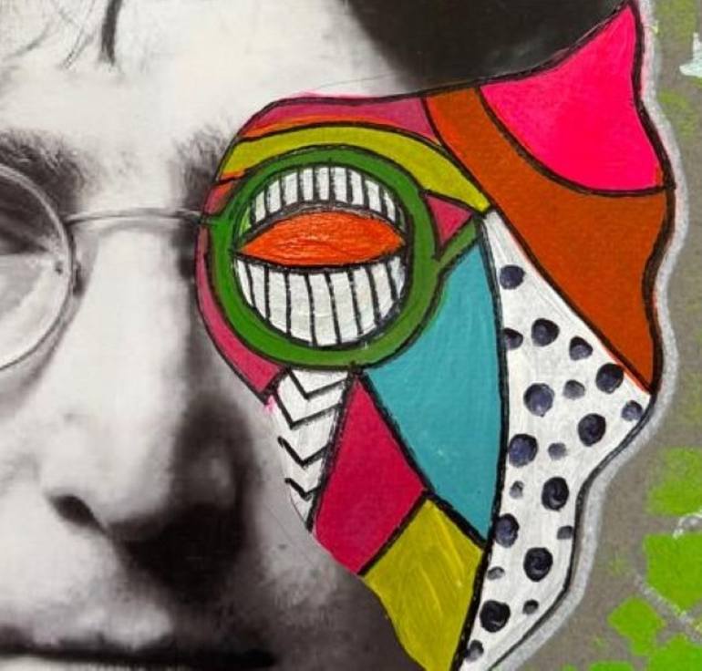 Original Pop Art Pop Culture/Celebrity Mixed Media by Hend Kheera