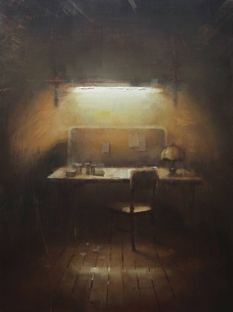 Original Contemporary Home Painting by Nicolas Martin