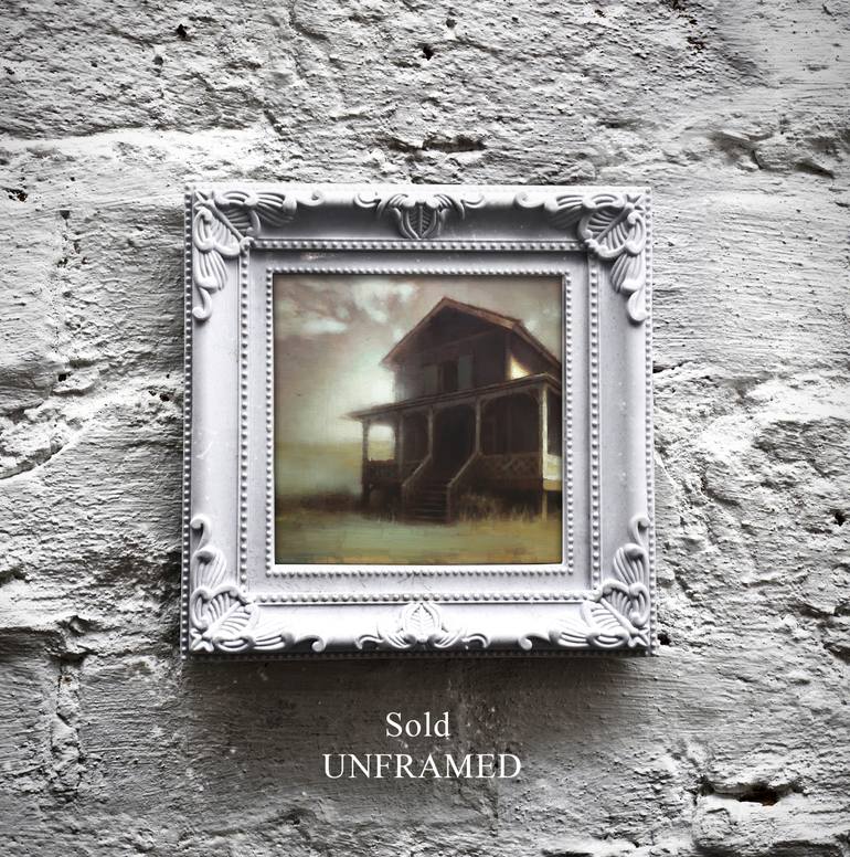 Original Contemporary Architecture Painting by Nicolas Martin